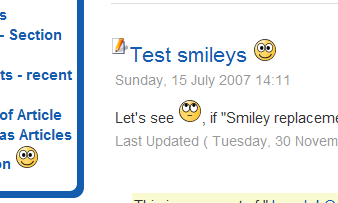 yvSmiley can make Smiley replacements for the whole page